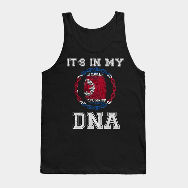 North Korea  It's In My DNA - Gift for North Korean From North Korea Tank Top by Country Flags